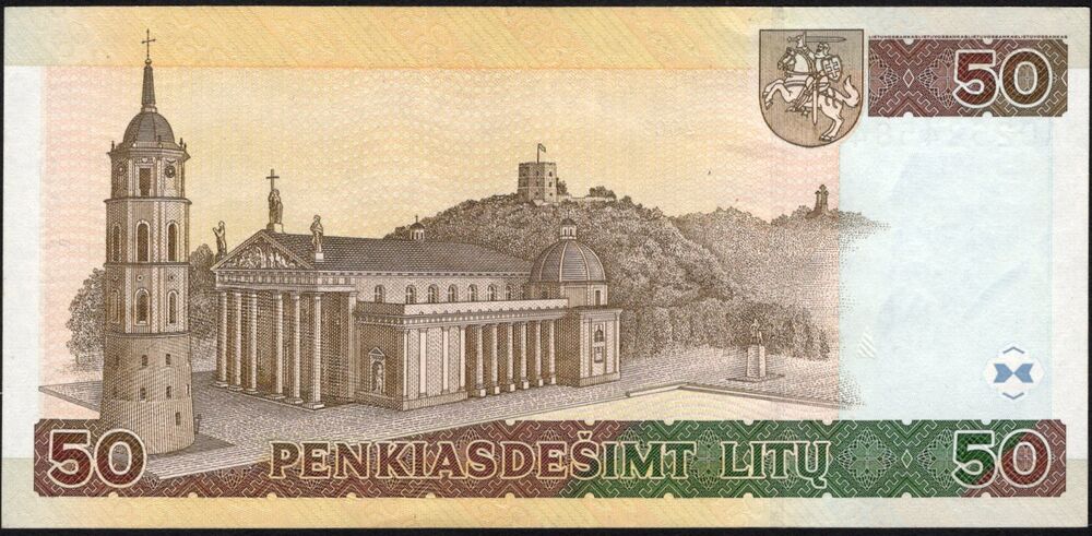 Lithuania - 50 Litu 2003 - Pick # 67 - XF+