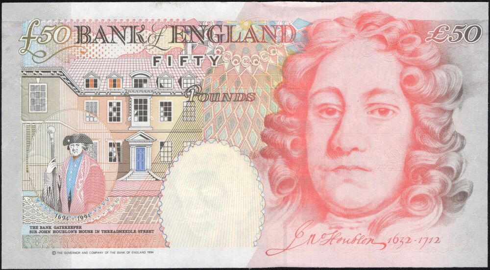 Great Britain - 50 Pounds 1994 - Pick # 388c - UNC