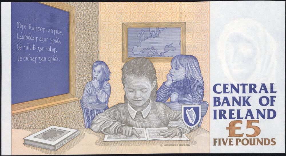 Ireland - 5 Pounds 1999 - Pick # 75b - UNC