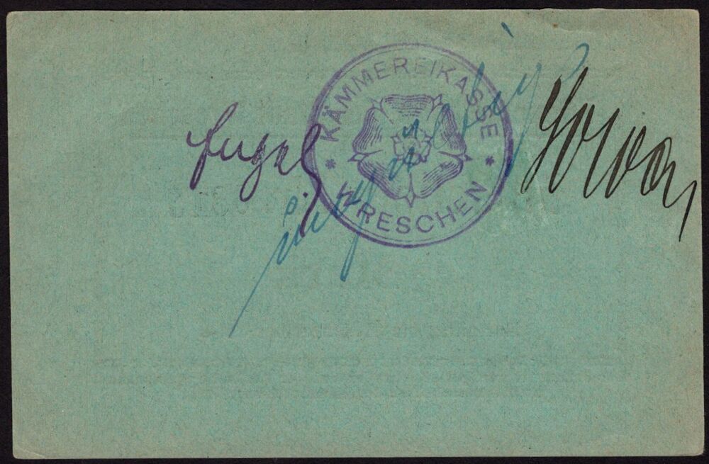 Poland, Emergency Issue - Wrzesnia / Wreschen - 1/2 Mark WWI