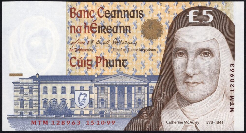 Ireland - 5 Pounds 1999 - Pick # 75b - UNC