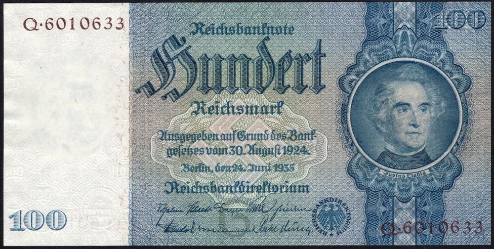 Germany - 100 Reichsmark 1935 - Pick # 183a - UNC