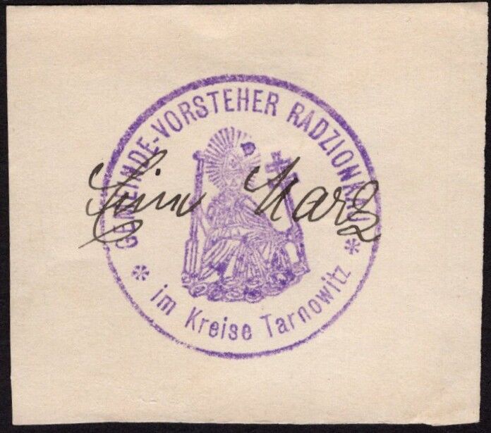 Poland, Emergency Issue - Radzionkau / Radzionkow - 1 Mark WWI