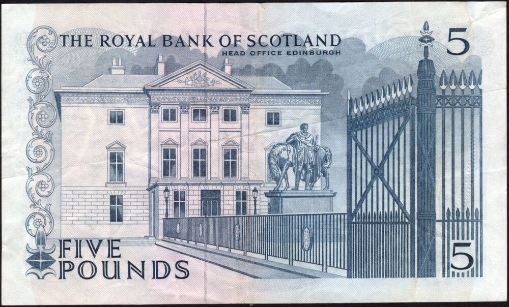 Scotland - 5 Pounds 1966 - Pick # 328 - VF