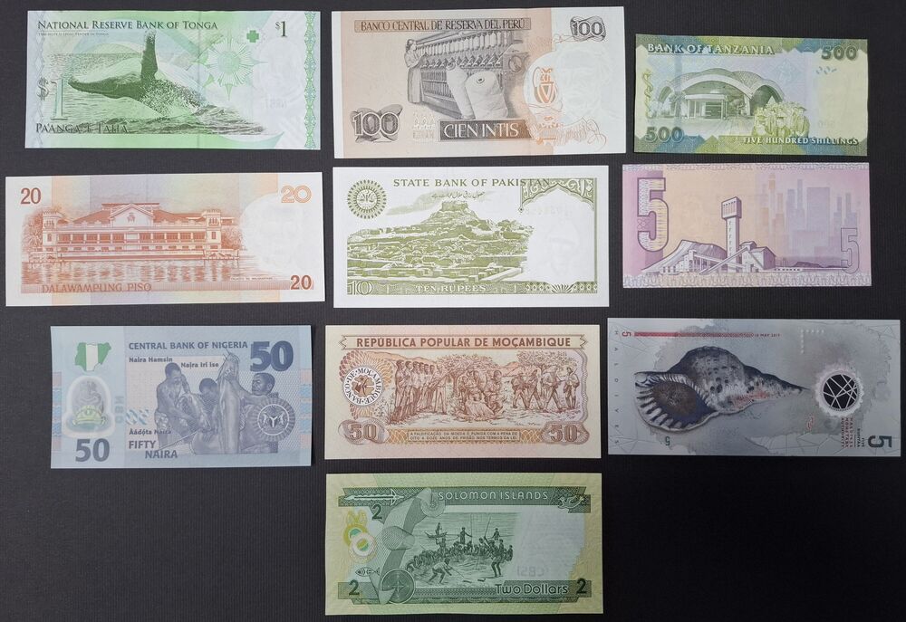   10 x Replacement, mixed lot - UNC (3)