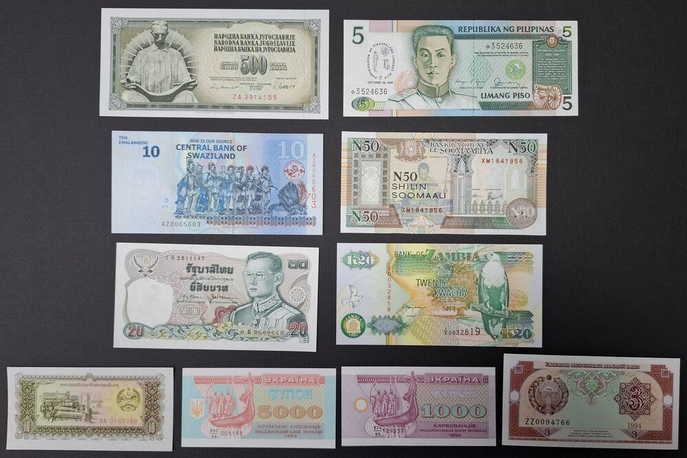   10 x Replacement, mixed lot - UNC (2)