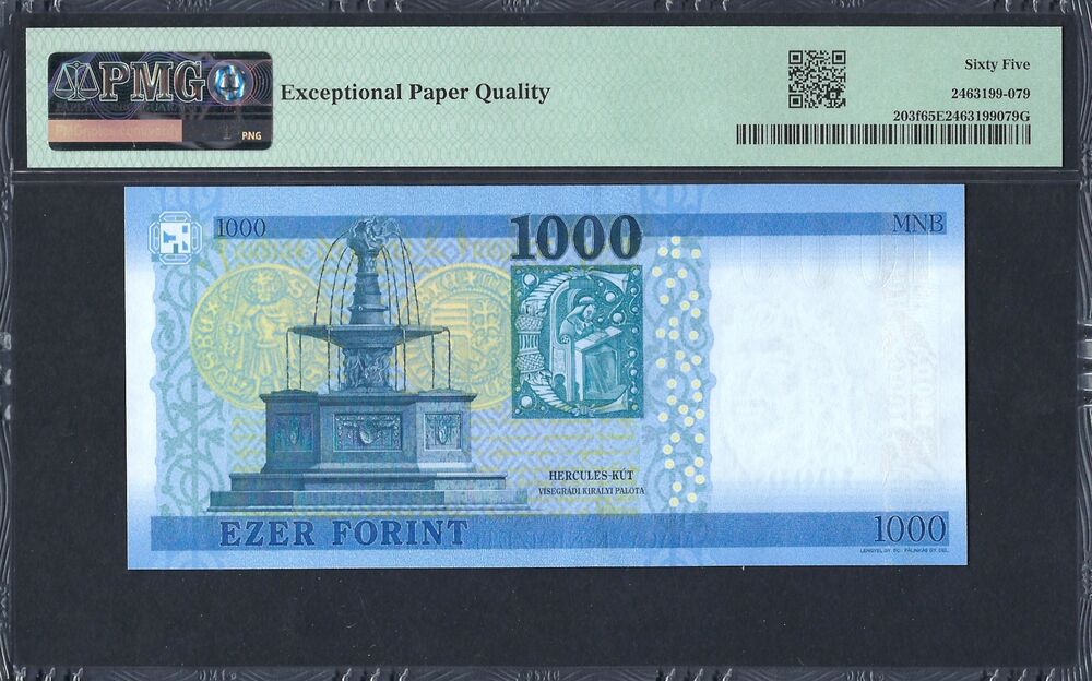 Hungary - 1.000 Forint 2025 - Pick # 203f - PMG 65 EPQ