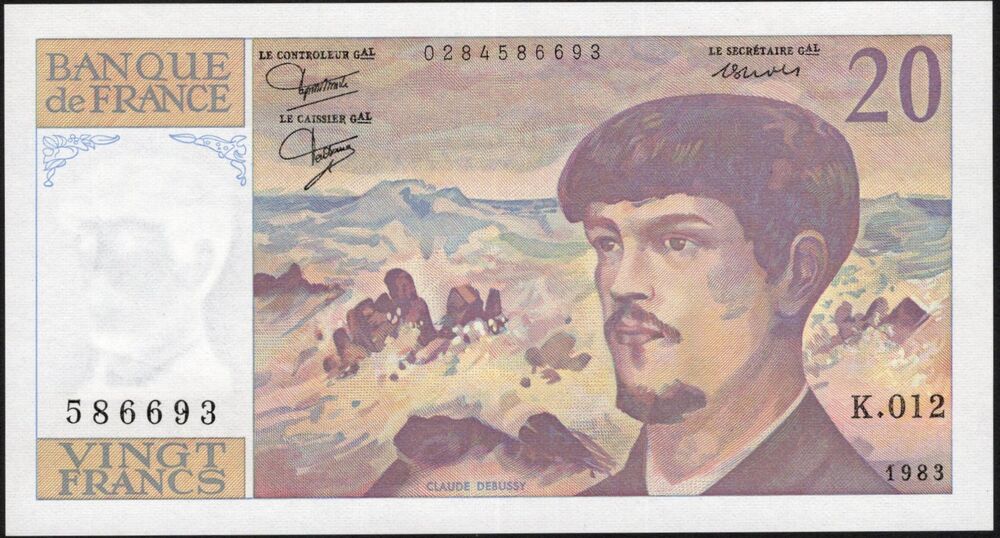 France - 20 Francs 1983 - Pick # 151a - UNC