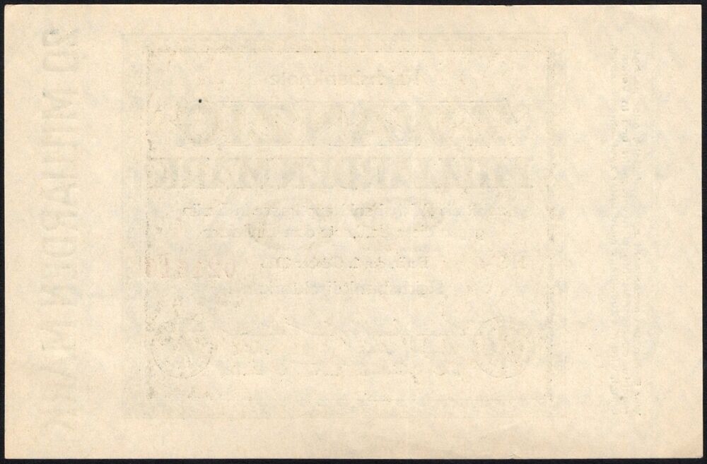 Germany - 20 Milliarden Mark 1923 - Pick # 118e - UNC-