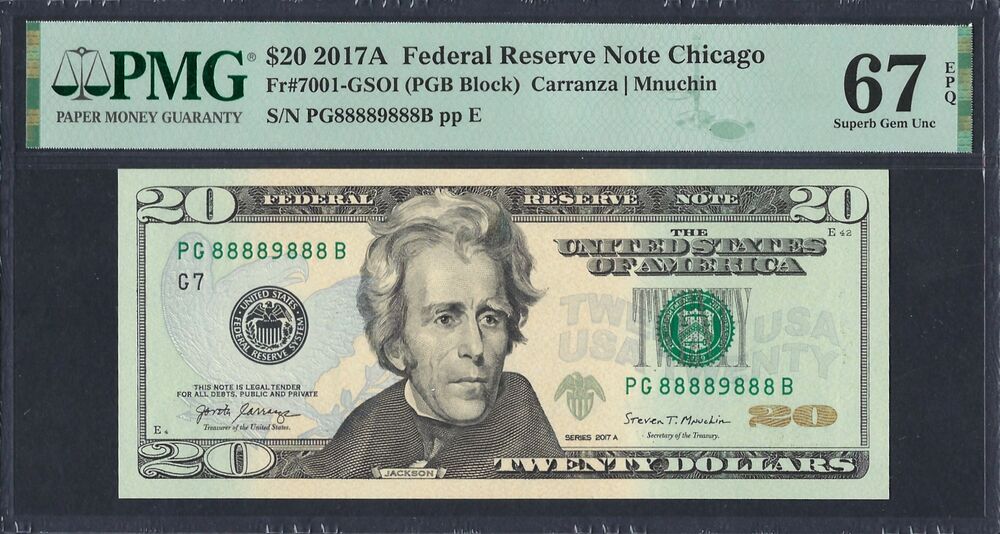 United States - 20 Dollars 2017 - PMG 67 EPQ