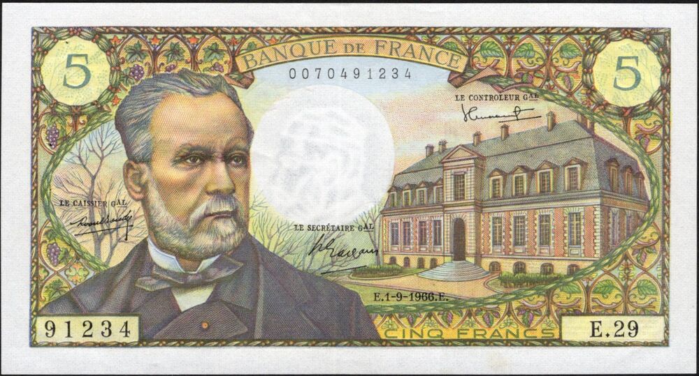 France - 5 Francs 1966 - Pick # 146a - UNC- (ph)