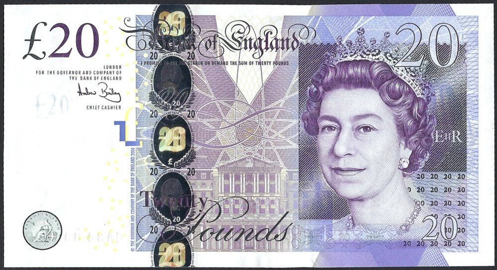 Great Britain - 20 Pounds 2006 - Pick # 392a - UNC