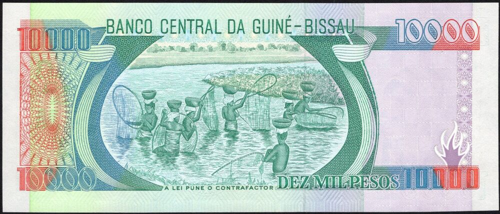 Guinea-Bissau - 10.000 Pesos 1990 - Pick # 15a - UNC