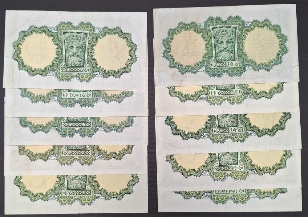 Ireland - 10 x 1 Pound 1954/74 - Pick # 57 - Fine to VF+