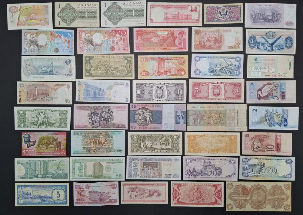  America - Group of 41 notes - Circulated grades