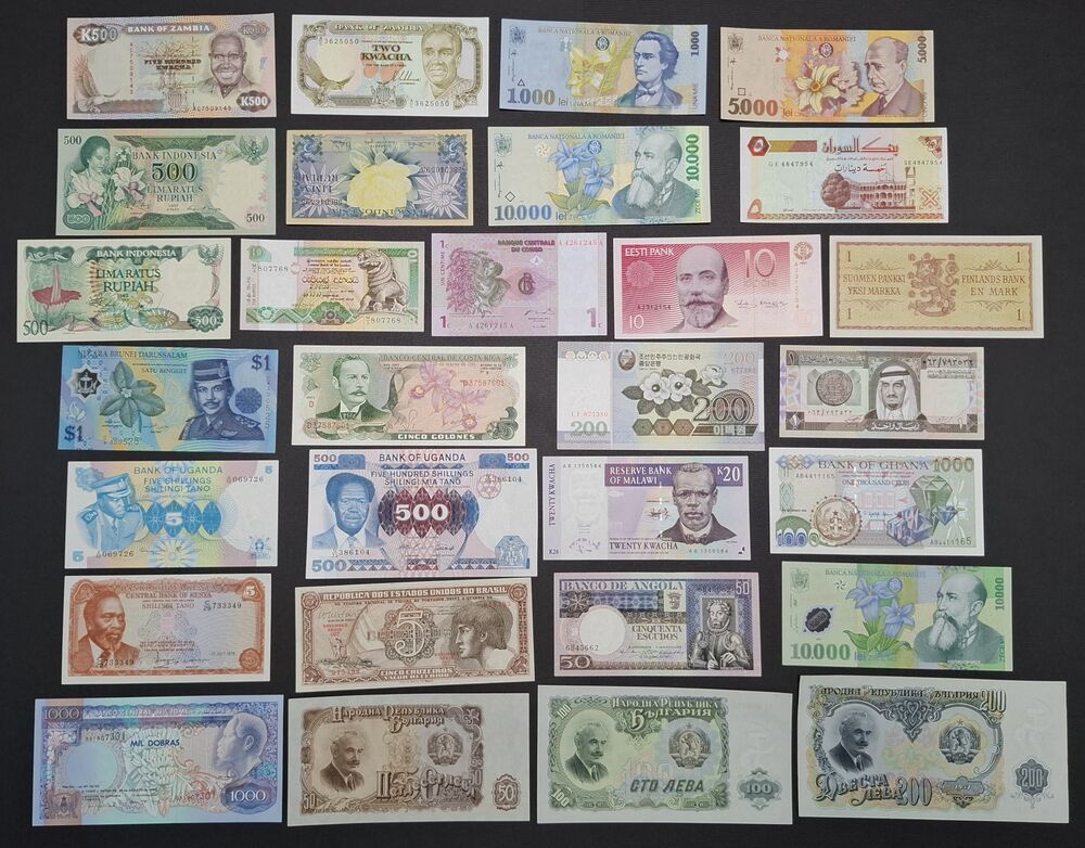  Flora - Group of 29 notes - AU/UNC