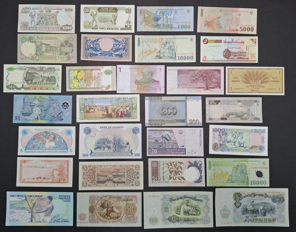  Flora - Group of 29 notes - AU/UNC