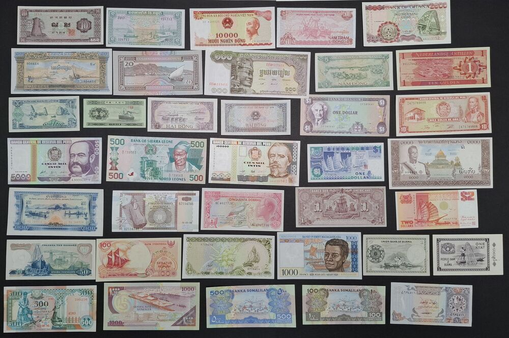 Boats - Group of 39 notes - AU/UNC