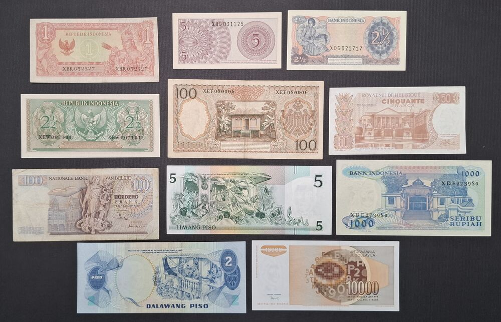 Replacements - Small group of 11 notes - Various grades