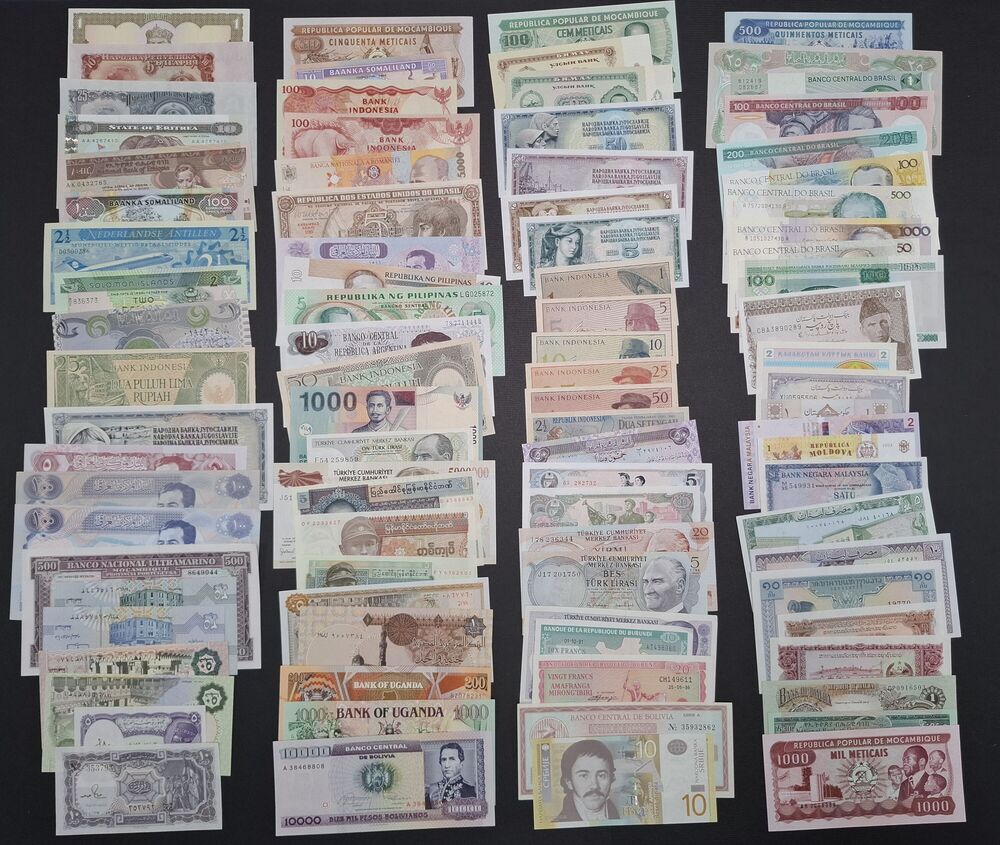  World lot - 80 pieces - AU/UNC