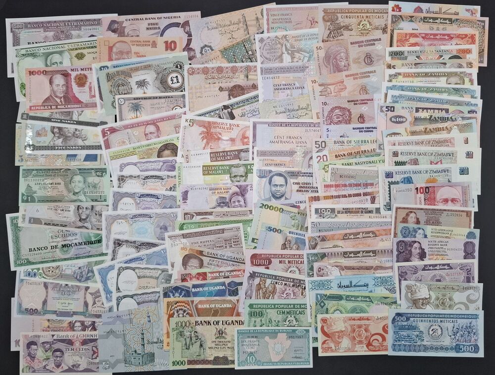  Africa - Group of 103 notes - AU/UNC
