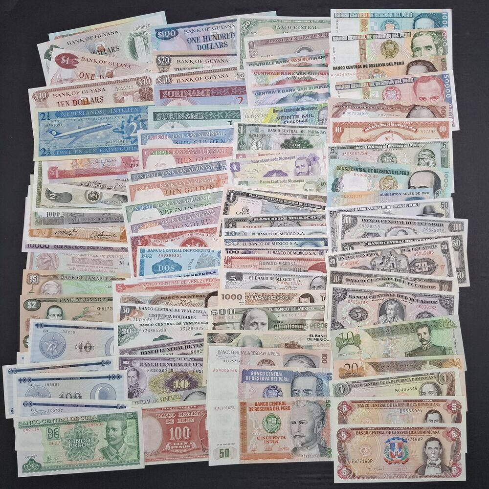  America - Group of 92 notes - AU/UNC