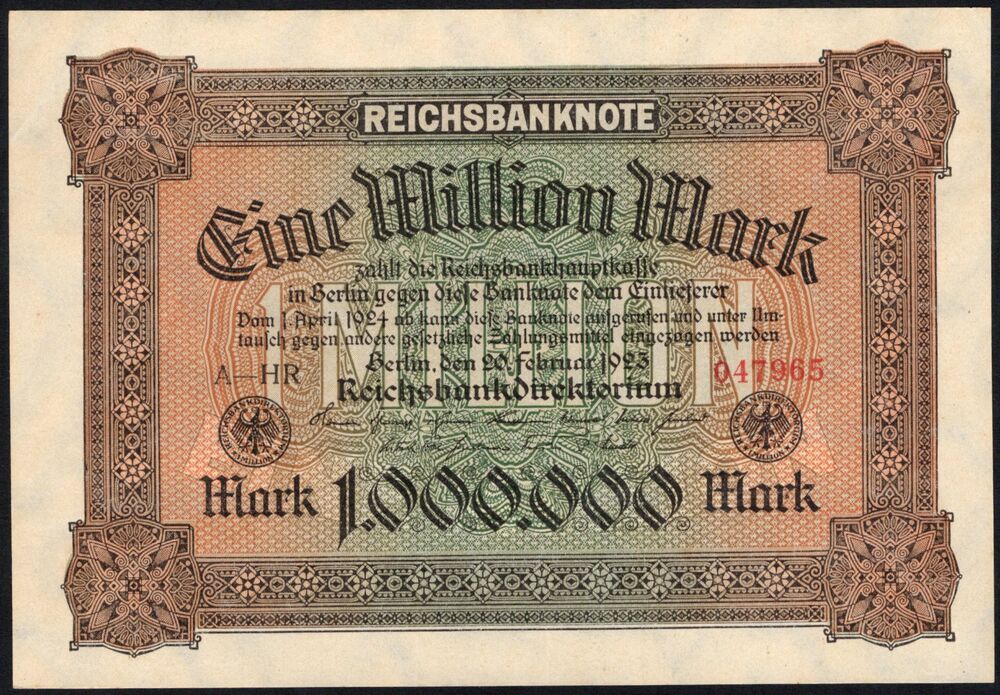 Germany - 1.000.000 Mark 1923 - Pick # 86 - UNC-