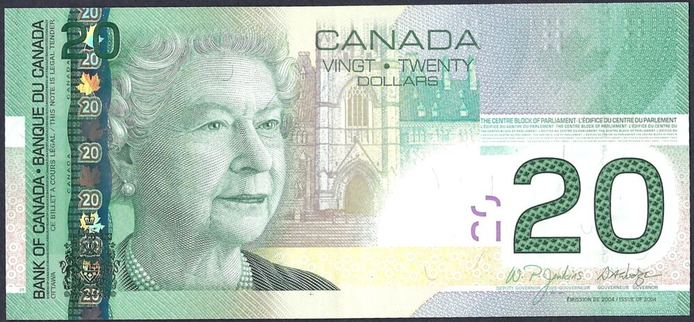 Canada - 20 Dollars 2004 - Pick # 103a - AU