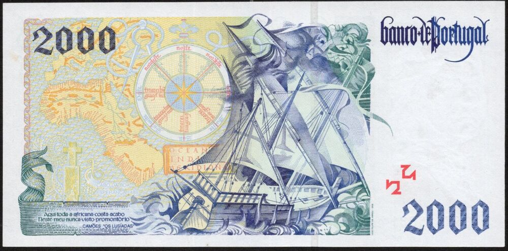 Portugal - 2000 Escudos 2000 - Pick # 189d - UNC