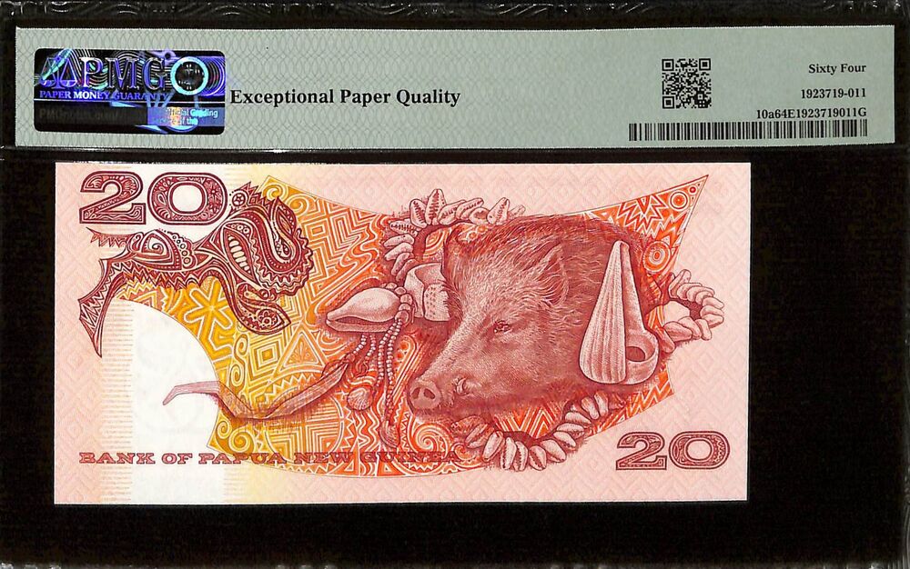 Papua New Guinea - 20 Kina ND (1989-2001) - Pick # 10a - PMG 64 EPQ