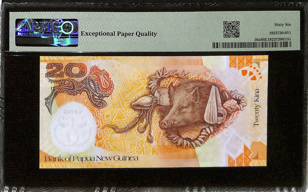 Papua New Guinea - 20 Kina 2008 - Pick # 36a - COMMEMORATIVE - PMG 66 EPQ