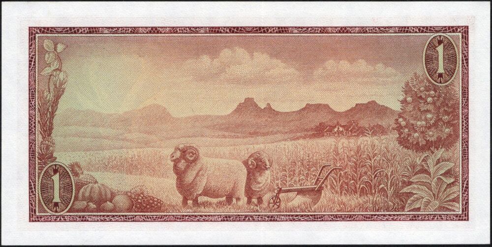 South Africa - 1 Rand 1966 - Pick # P109a