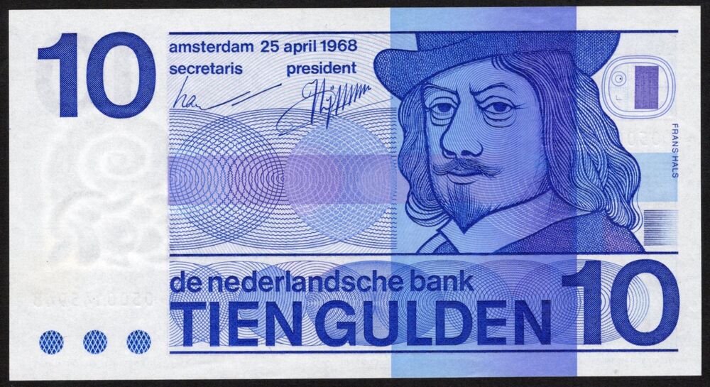 Netherlands - 10 Gulden 1968 - Pick # 91a - UNC-