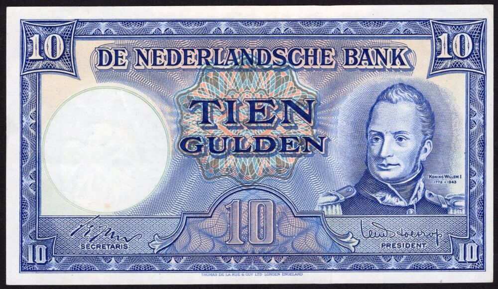 Netherlands - 10 Gulden 1949 - Pick # 83 - XF