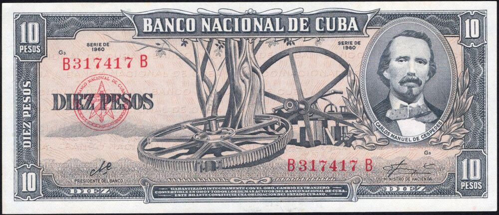 Cuba - 10 Pesos 1960 - Pick # 88c - UNC-