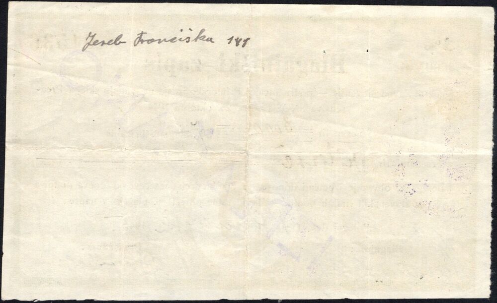 Slovenia - 3.000 Lir 1945 - Pick # NL - F/VF 