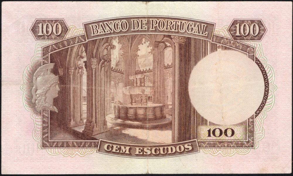 Portugal - 100 Escudos 1957 - Pick # 159 - Fine