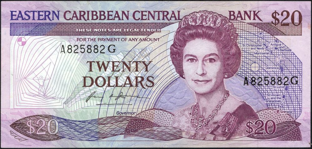 Grenada - 20 Dollars 1986 - Pick # 19g - VF