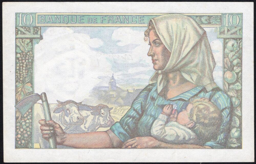 France - 10 Francs 1944 - Pick # 99c - XF