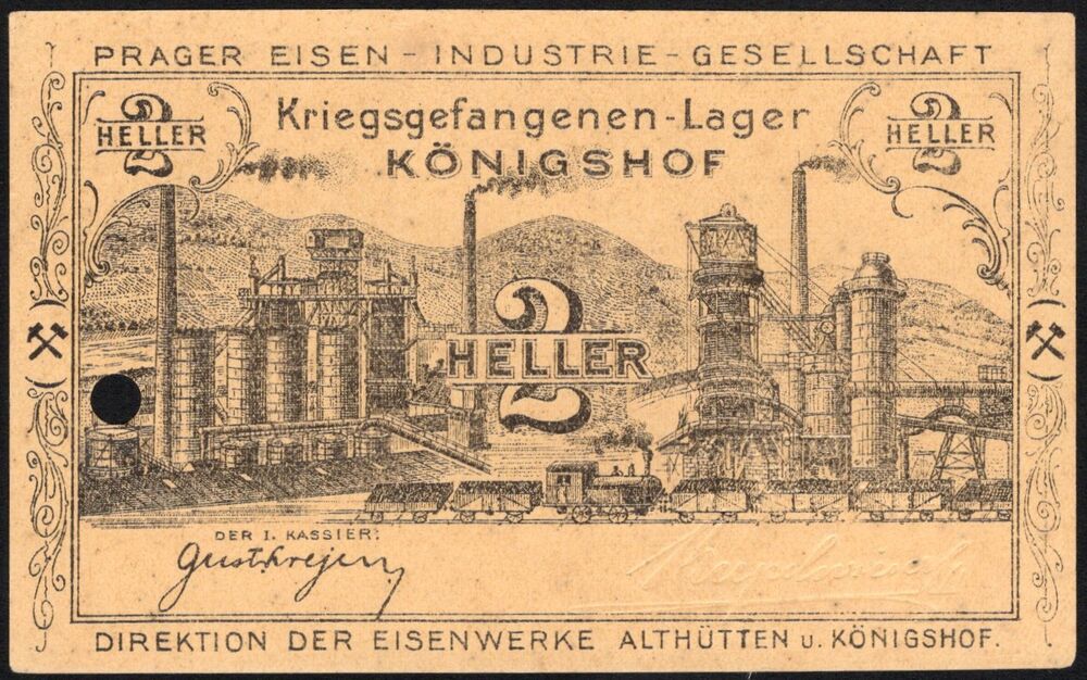 Austria, POW Camp Money - 2 Heller 1916 - AU