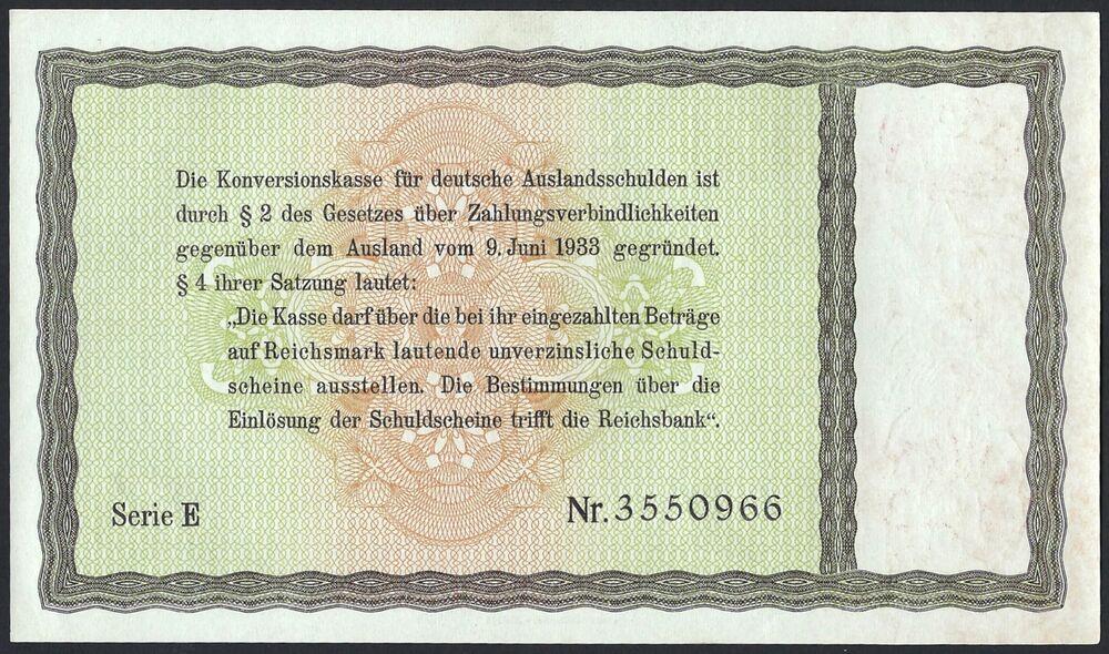Germany - 5 Reichsmark 1933 - Pick # 207 - UNC-