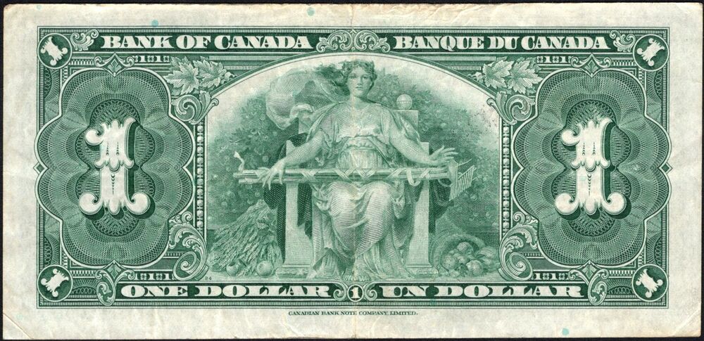 Canada - 1 Dollar 1937 - Pick # 58d - VF
