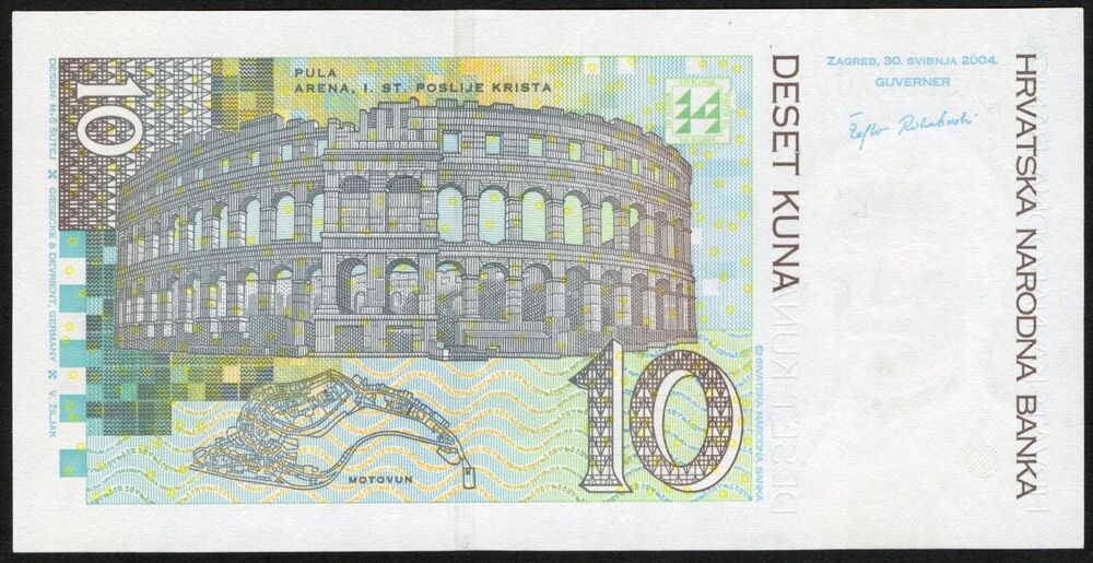 Croatia - 10 Kuna 2004 - Replacement - Pick # 43* - UNC