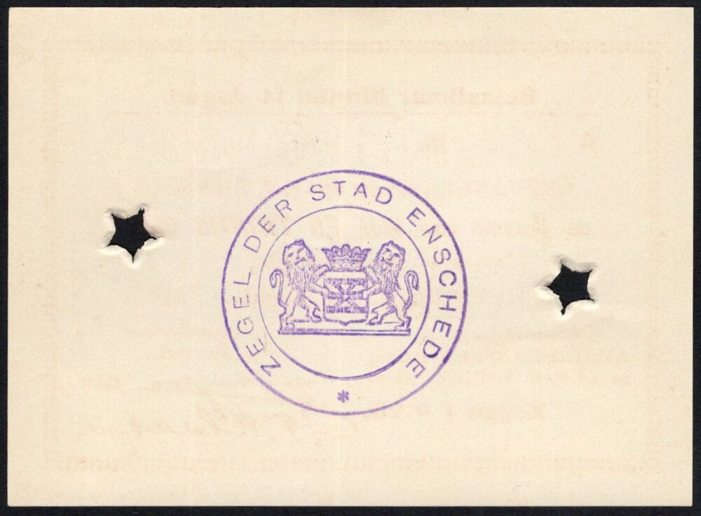 Netherlands, Enschede - 0.25 Gulden 1914 - Pick # NL - UNC-