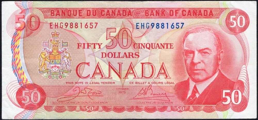 Canada - 50 Dollars 1975 - Pick # 90b - VF