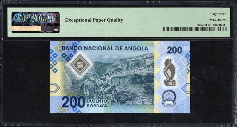 Angola - 200 Kwanzas 2020 - Pick # 160a - PMG 67 EPQ