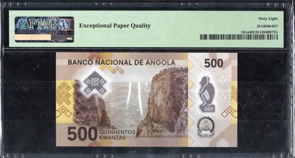 Angola - 500 Kwanzas 2020 - Pick # 161a - PMG 68 EPQ