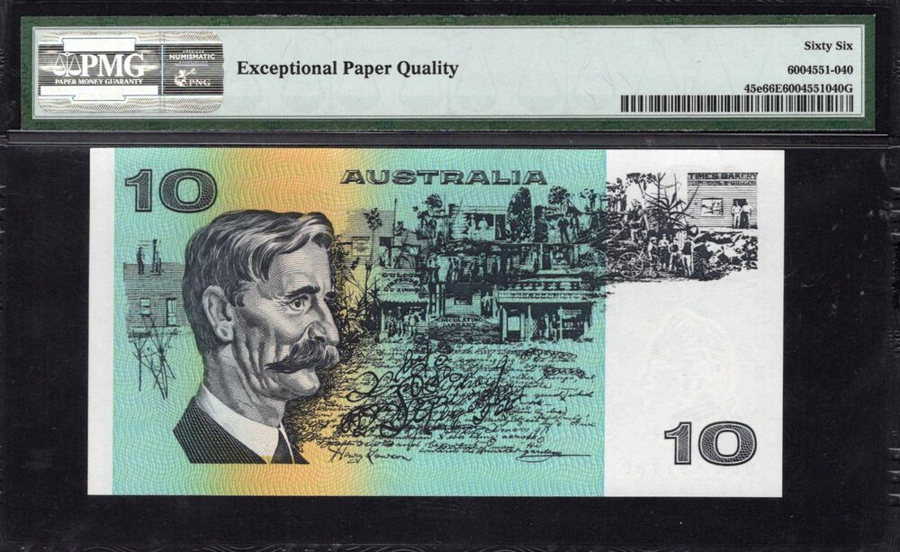 Australia - 10 Dollars ND (1985) - Pick # 45e - PMG 66 EPQ