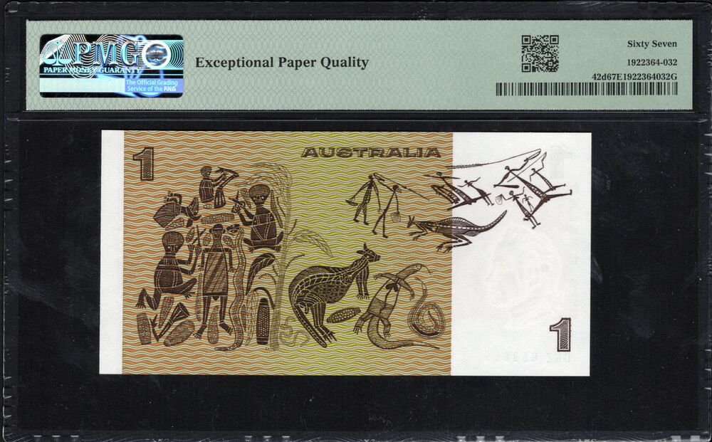 Australia - 1 Dollar ND (1983) - Pick # 42d - PMG 67 EPQ