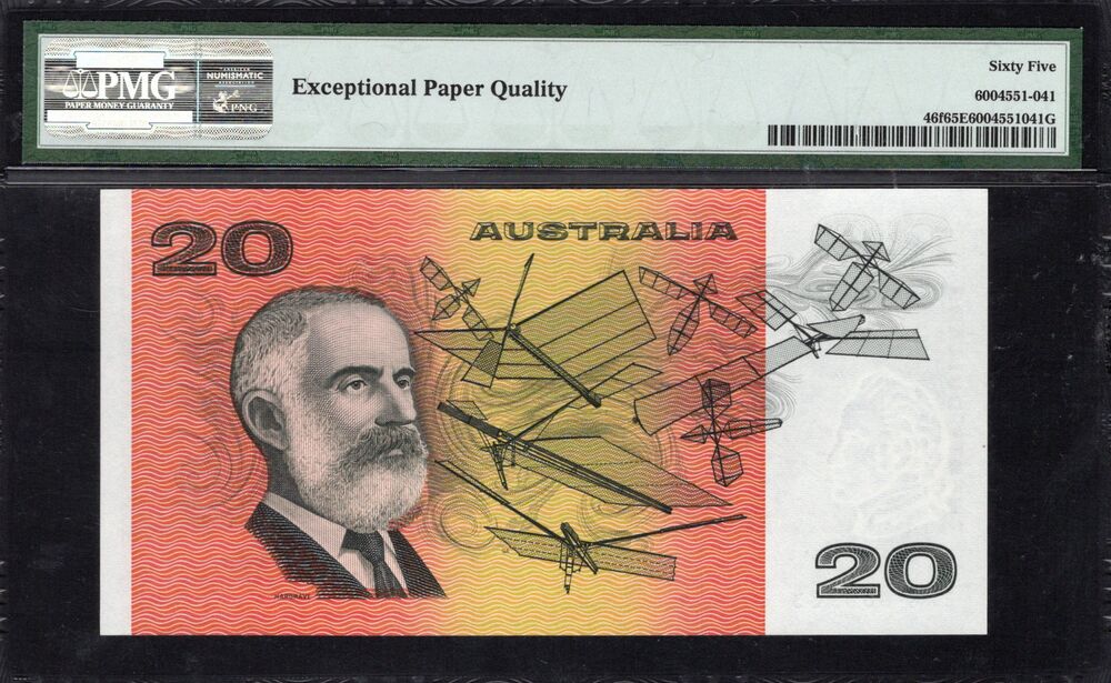 Australia - 20 Dollars ND (1989) - Pick # 46f - PMG 65 EPQ